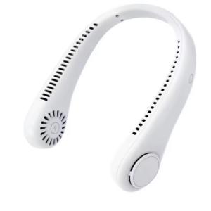 portable neck fan – hands free bladeless 360° cooling